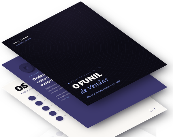 Mockup do entregável: análise estratégica do funil de vendas